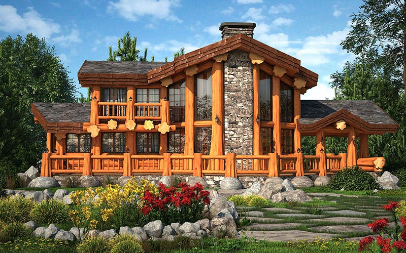 Проекты дачных деревянных домов в Петрозаводске.
