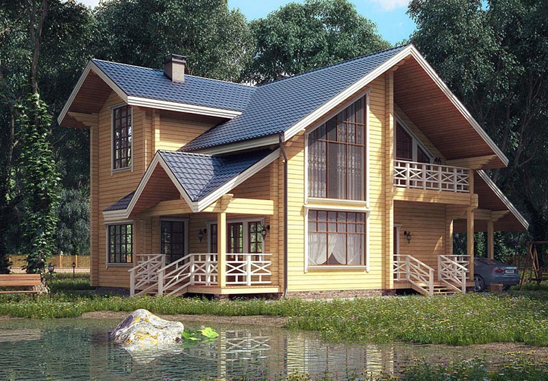 Строительство деревянных домов и бань из бруса в Калуге и Калужской области под ключ.